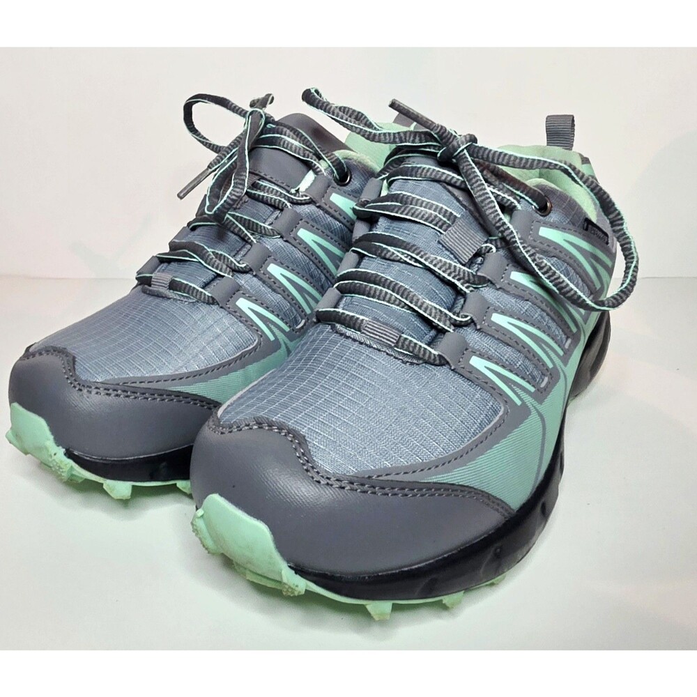 OUTJET Women’s Waterproof Hiking And Walking Shoes Lightweight Non-Slip Size 8